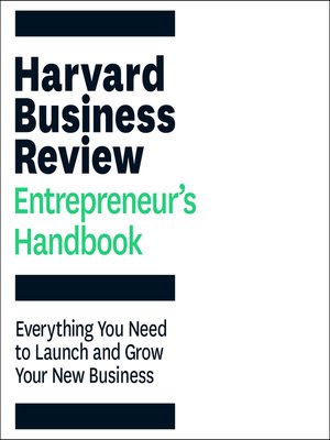cover image of The Harvard Business Review Entrepreneur's Handbook